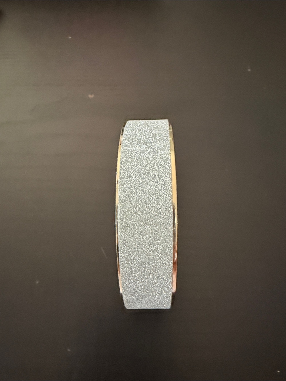 Sparkling Sulver Glitter Wide Bangle Bracelet